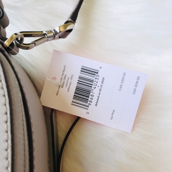 KATE SPADE MINI CONVERTIBLE BACKPACK CROSSBODY - Picture 5 of 8